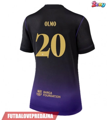 Lacne Ženy Futbalové dres Barcelona Dani Olmo #20 2026-27 Krátky Rukáv - Preč